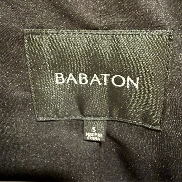 Aritzia Babaton Black Embroidered Bomber Style Jacket, Size S - Picture 3 of 5